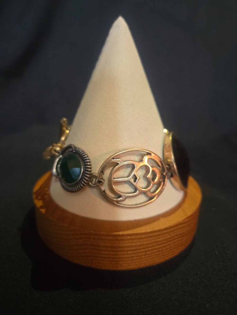 Lucky Brand Semi-Precious Stone Mixed Metal Bracelet | NWT - Picture 3 of 7